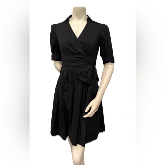 White House Black Market Dresses & Skirts - White House Black Market Black Wrap Dress Size 2